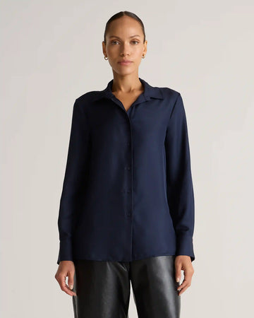 100% Silk Twill Blouse