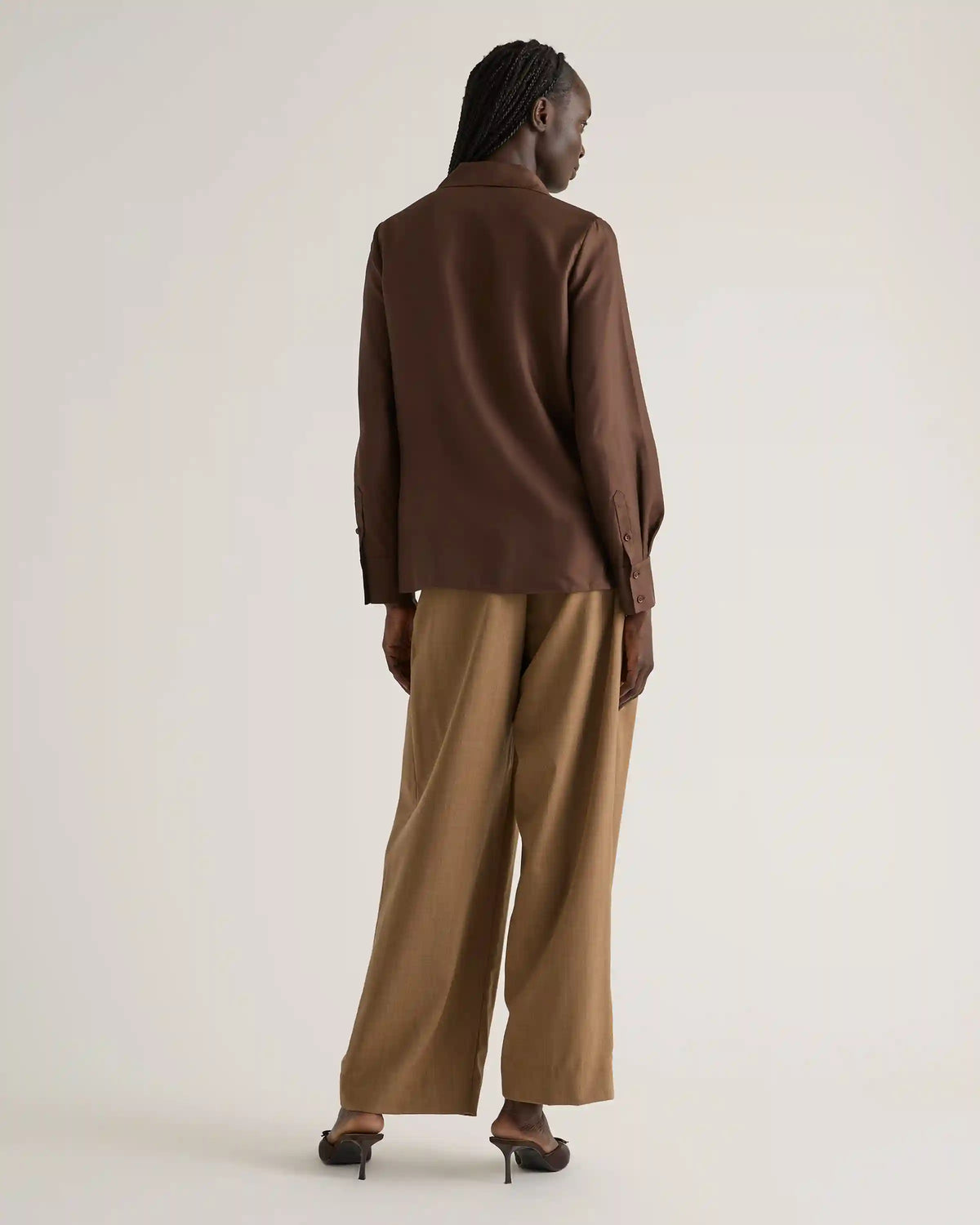 100% Silk Twill Blouse
