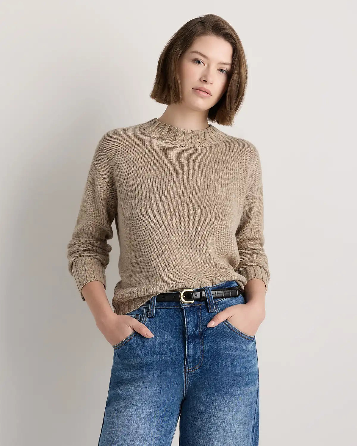 Sofia European Leather Skinny Belt