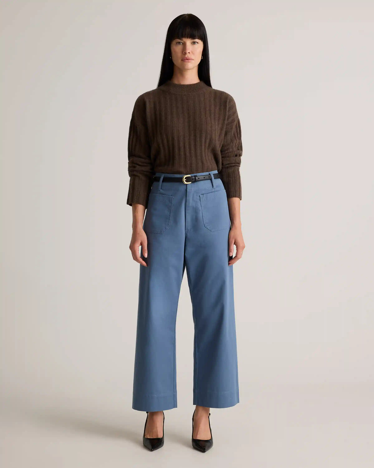 Sofia European Leather Skinny Belt