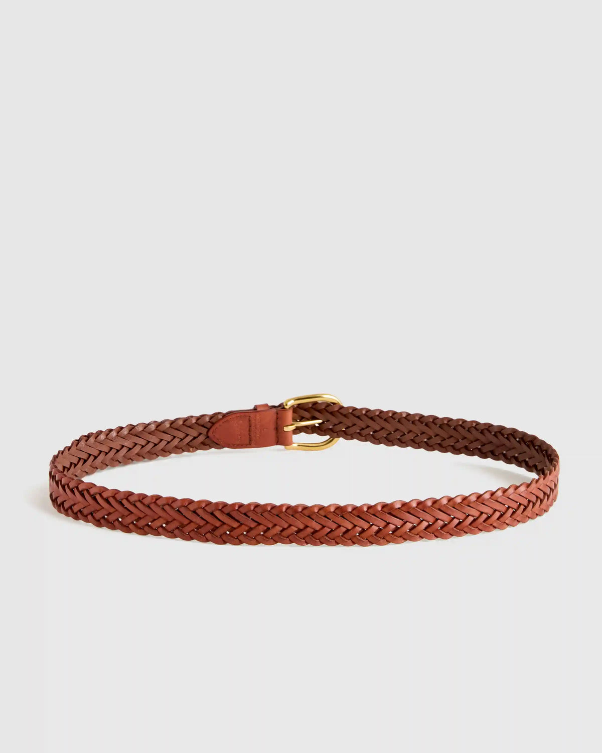 Josie European Leather Braided Belt