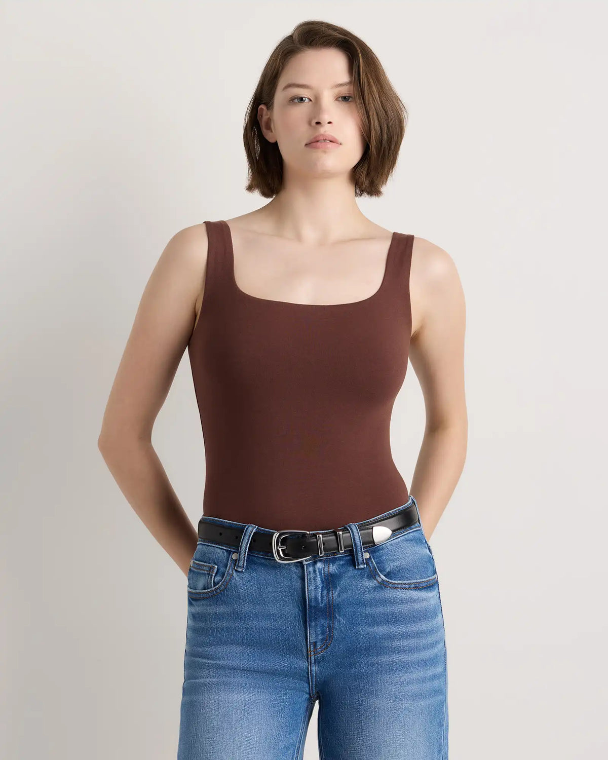 Lola European Leather Western Belt