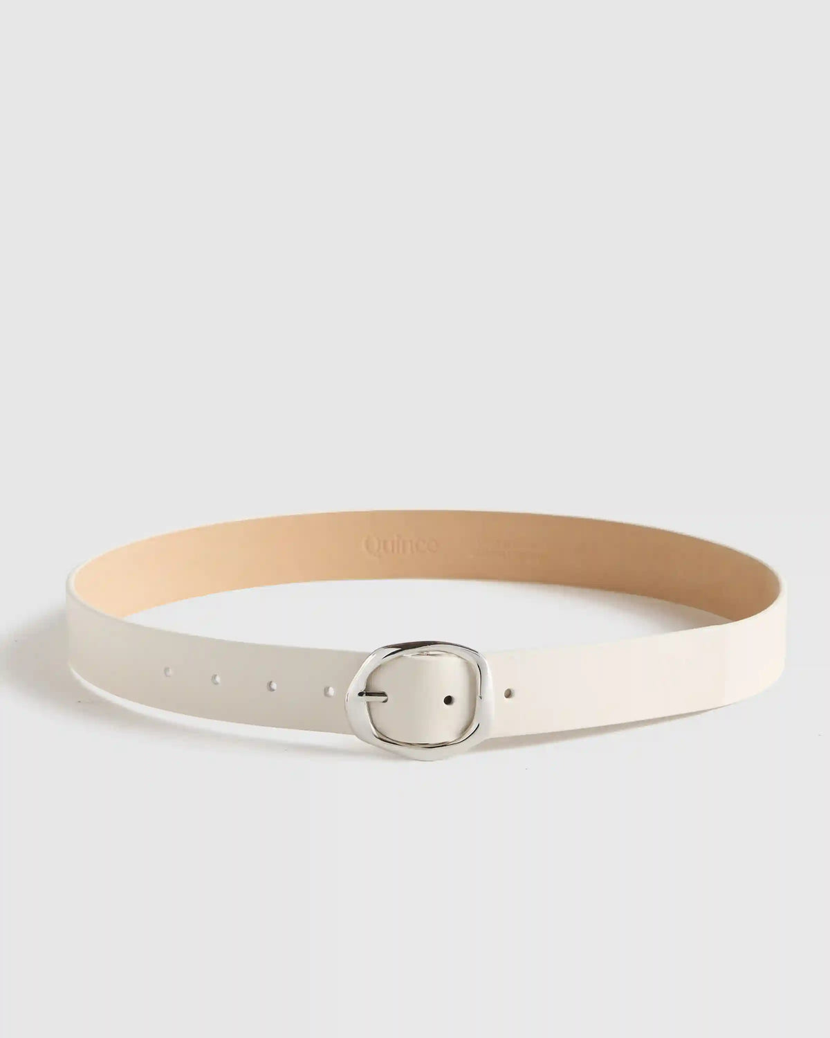 Zoe Sculptural European Leather Belt