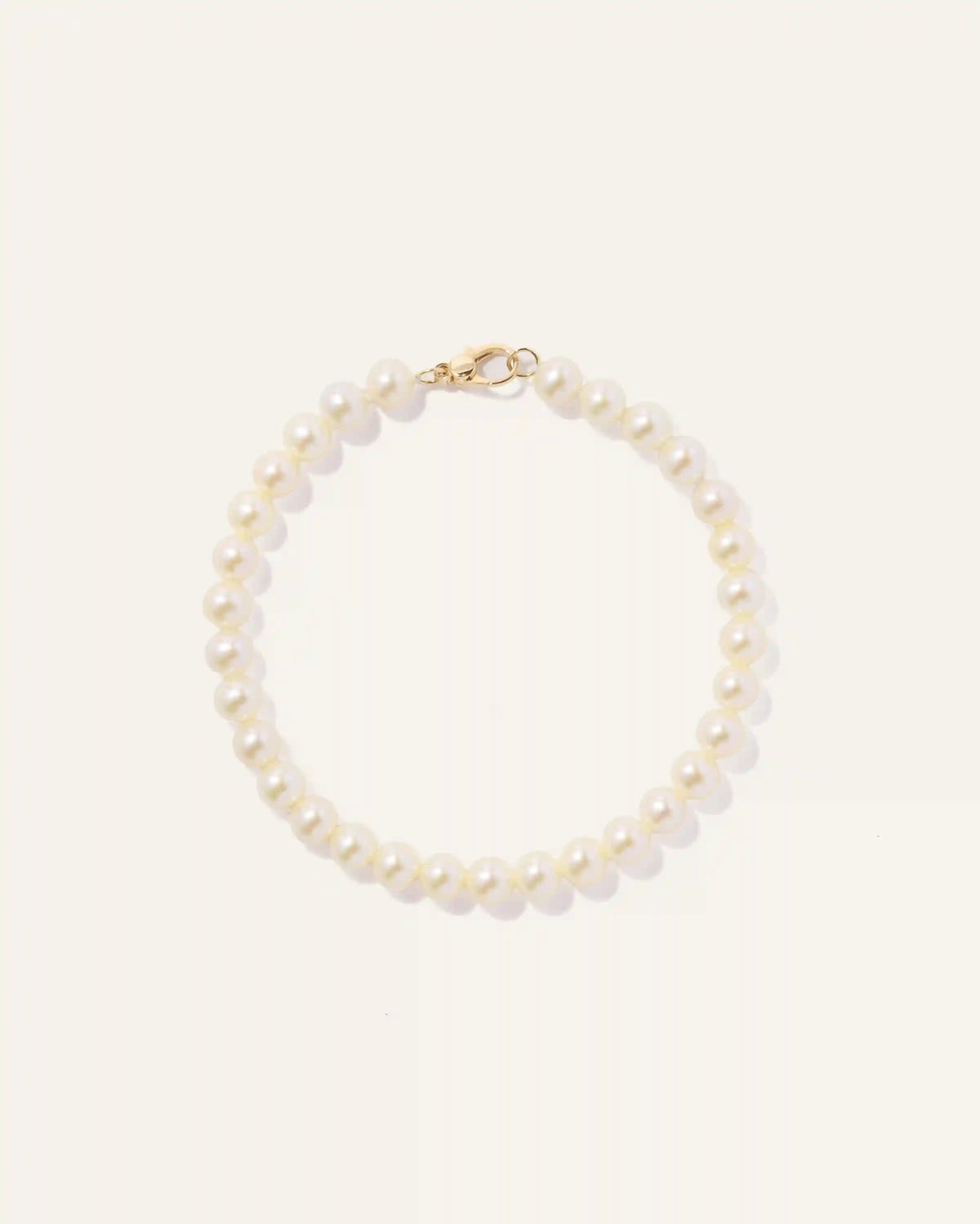 14k Gold Freshwater Cultured Pearl Bracelet