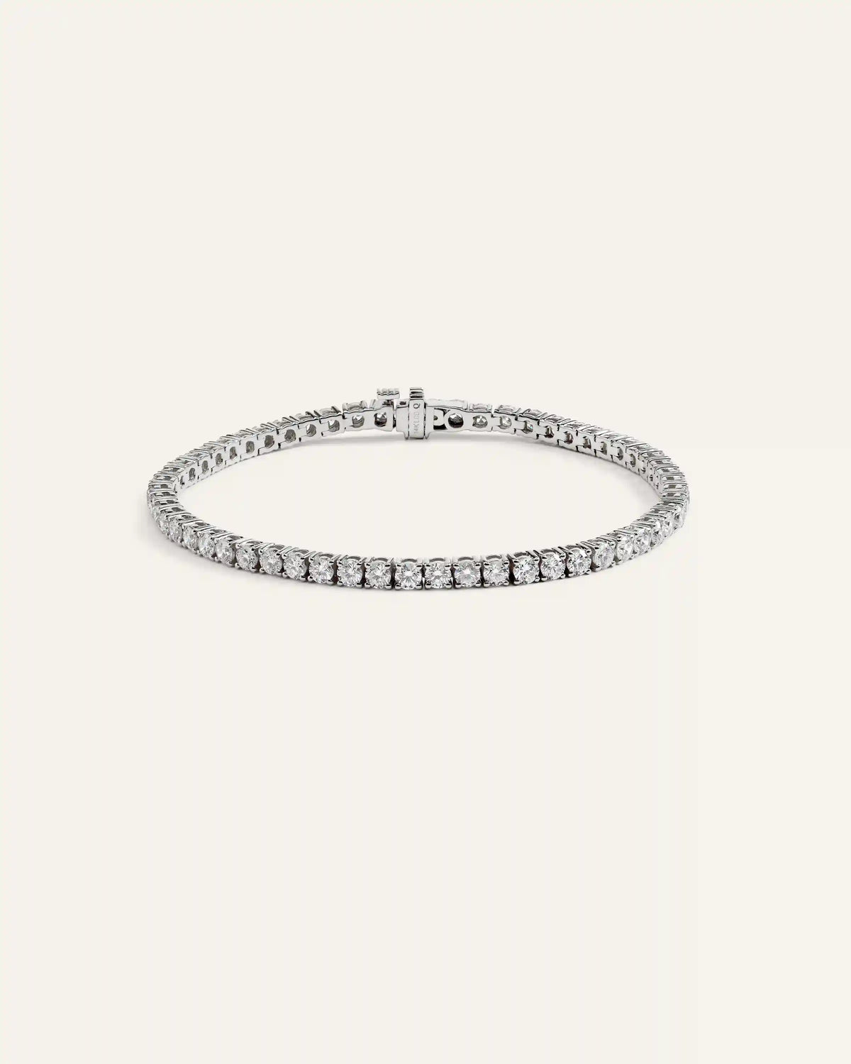 14K Gold Lab Grown Diamond Tennis Bracelet - 5ctw
