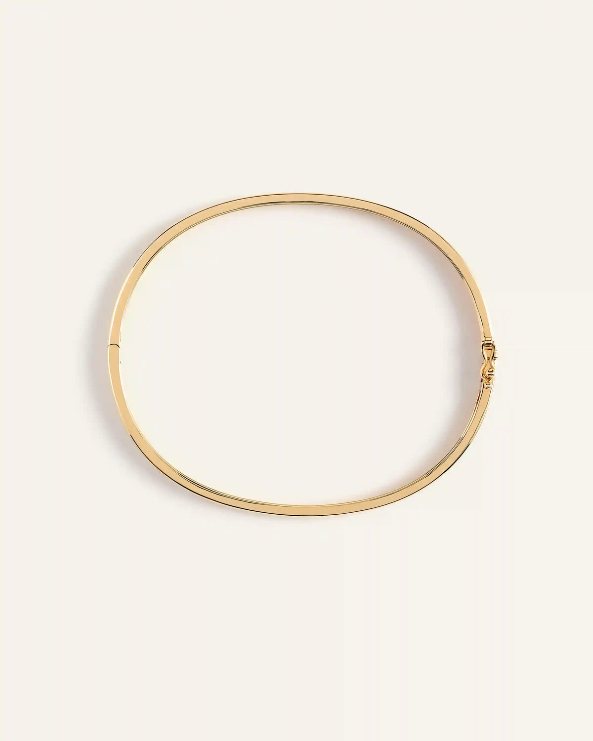 14K Gold Bold Bangle