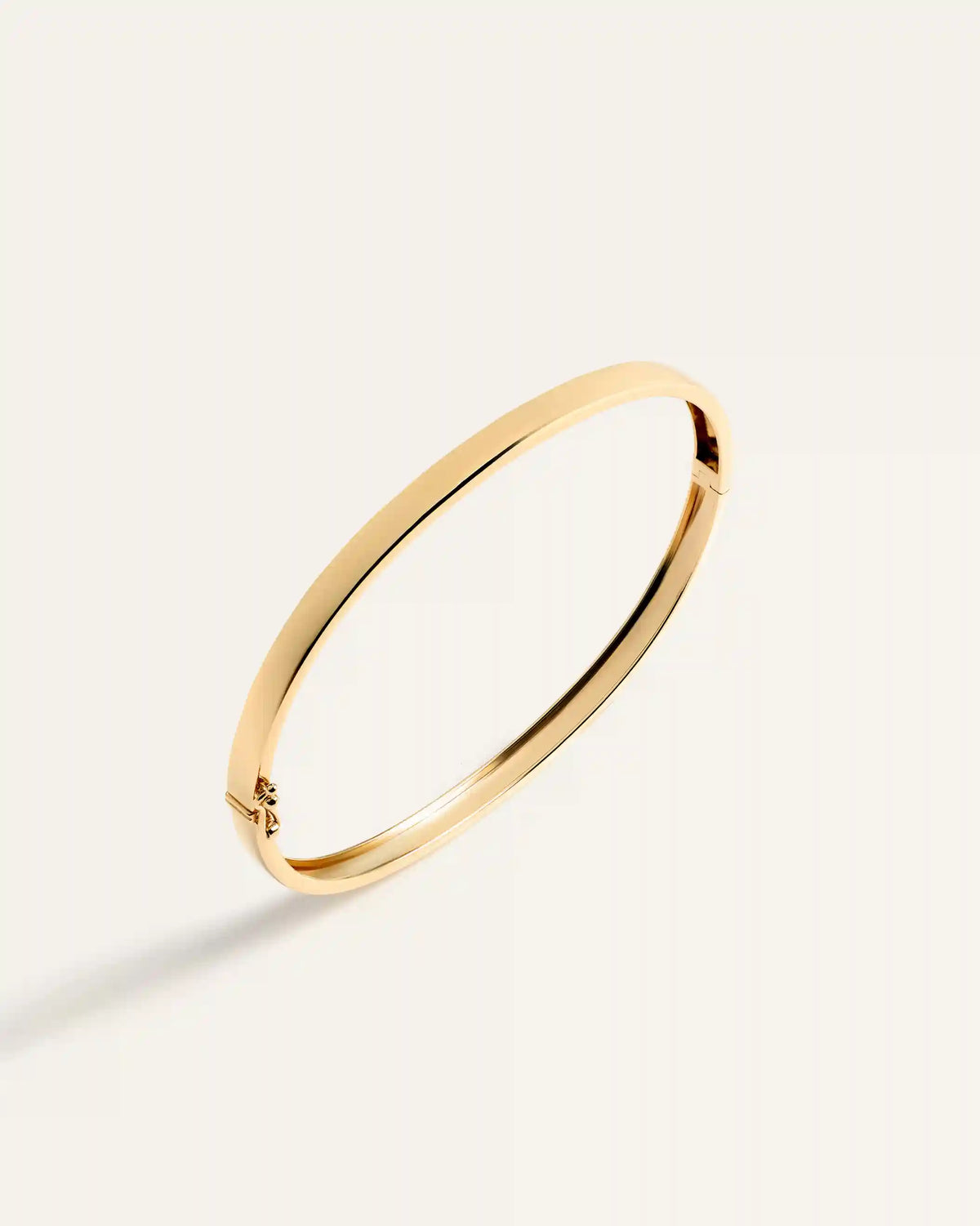14K Gold Bold Bangle
