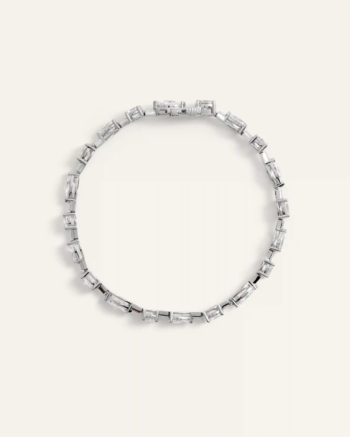 14K Gold Lab Grown Diamond Mixed Shape Tennis Bracelet