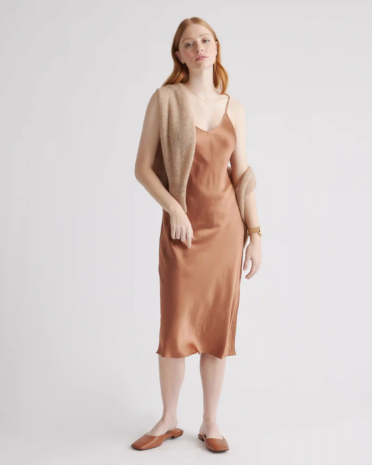100% Washable Silk Slip Dress