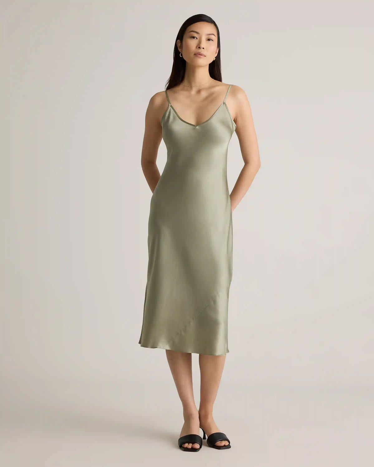100% Washable Silk Slip Dress