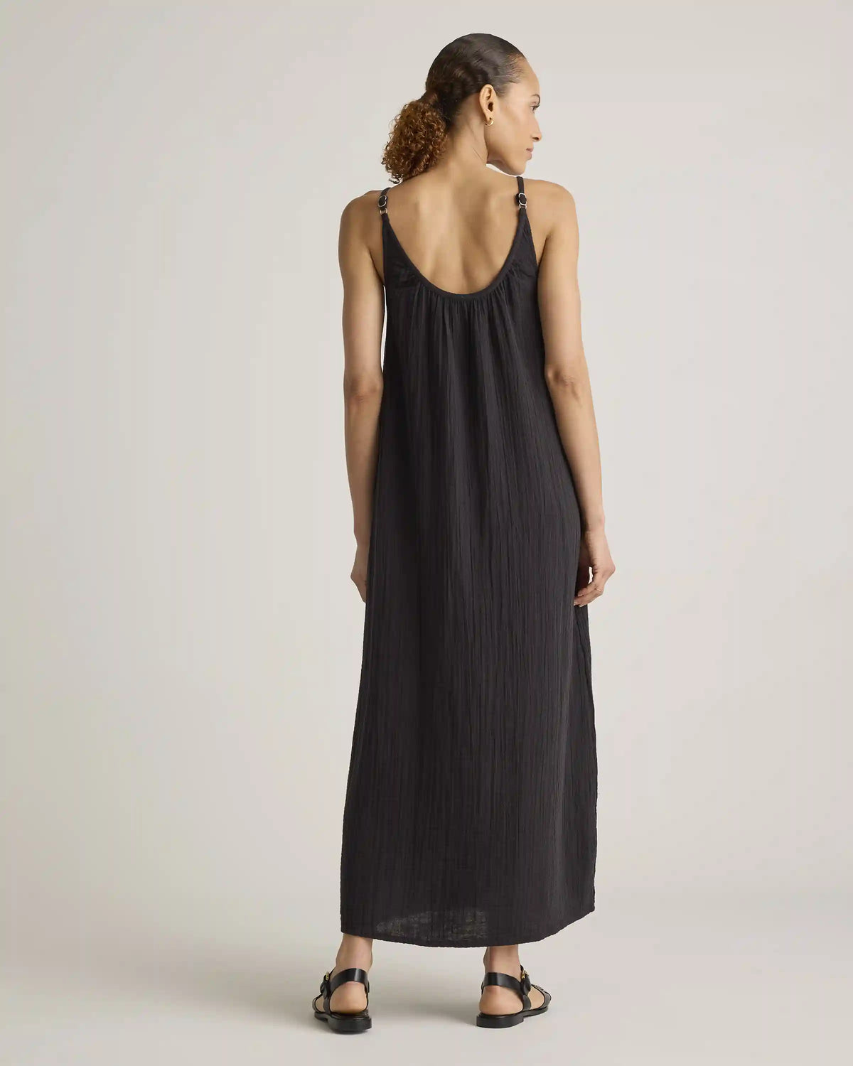 100% Organic Cotton Gauze Sleeveless Maxi Dress
