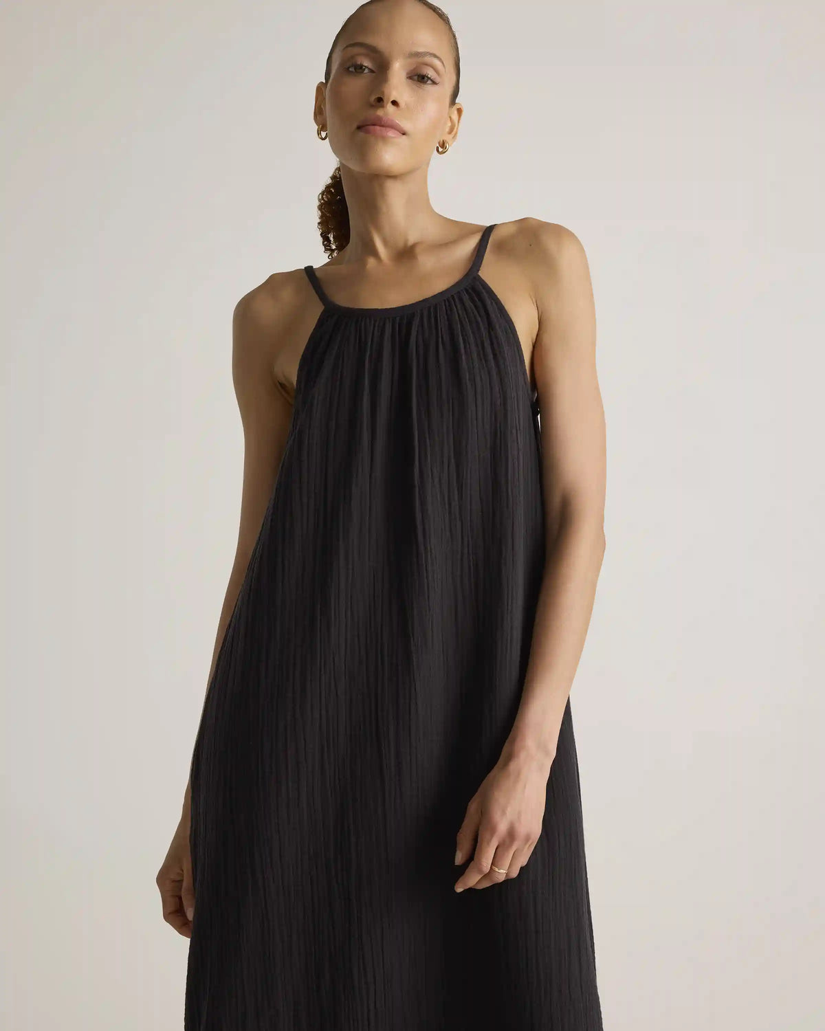 100% Organic Cotton Gauze Sleeveless Maxi Dress