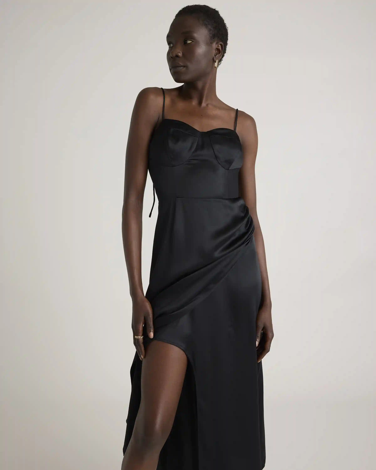 100% Washable Silk Sweetheart Dress