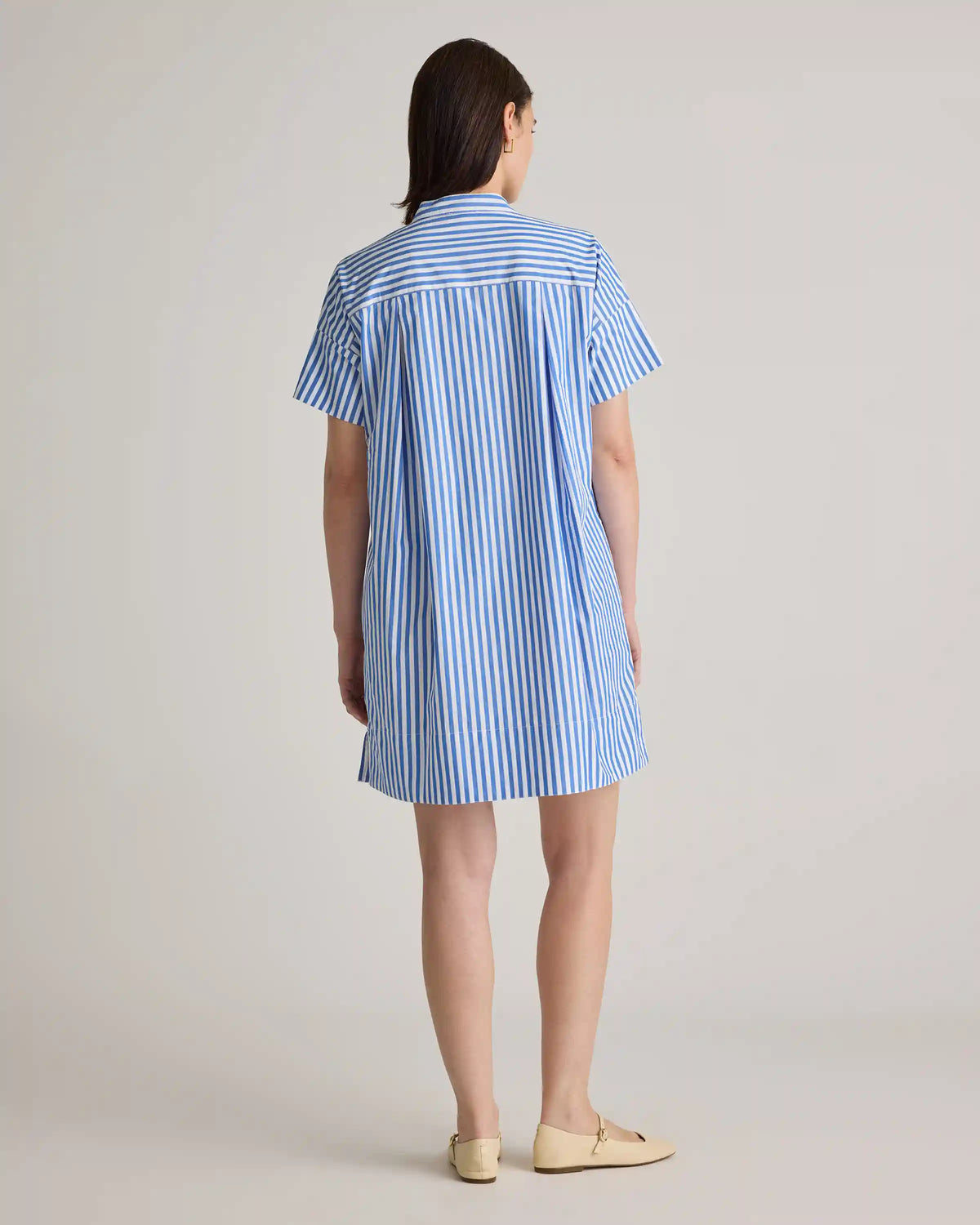 100% Organic Cotton Short Sleeve Shirt Dress