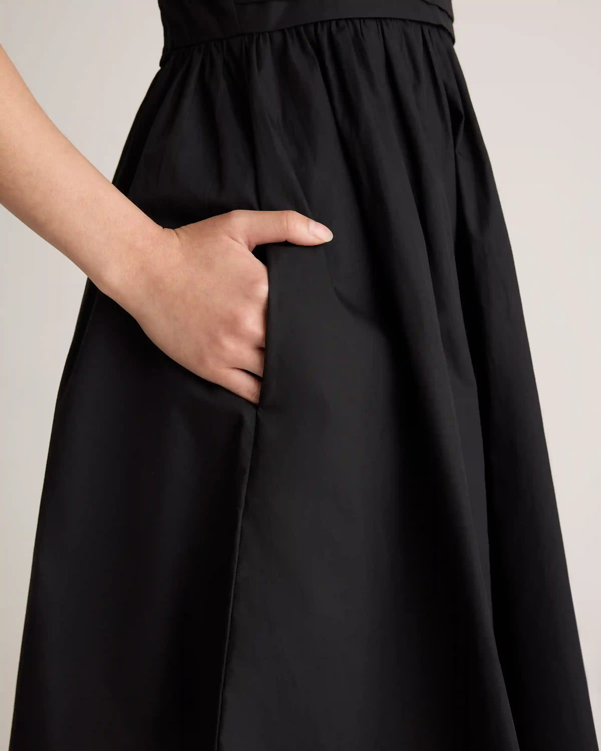 100% Organic Cotton Ruched Mini Dress