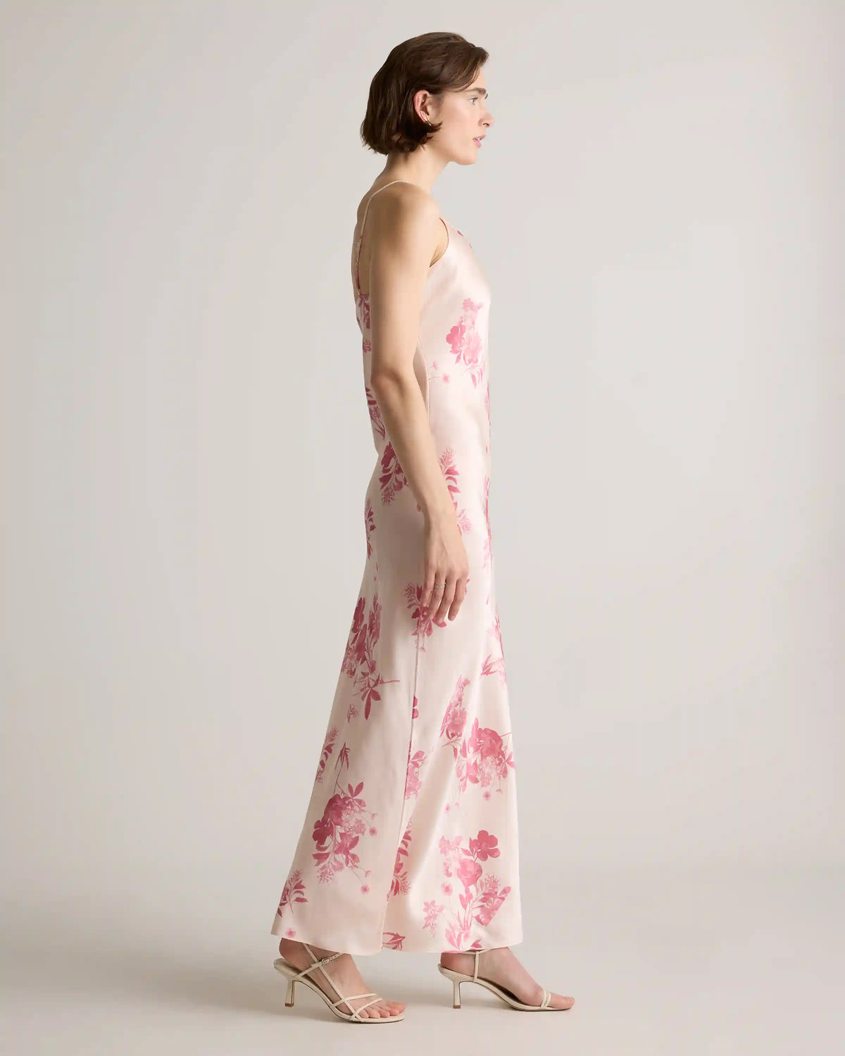 100% Washable Silk Maxi Slip Dress