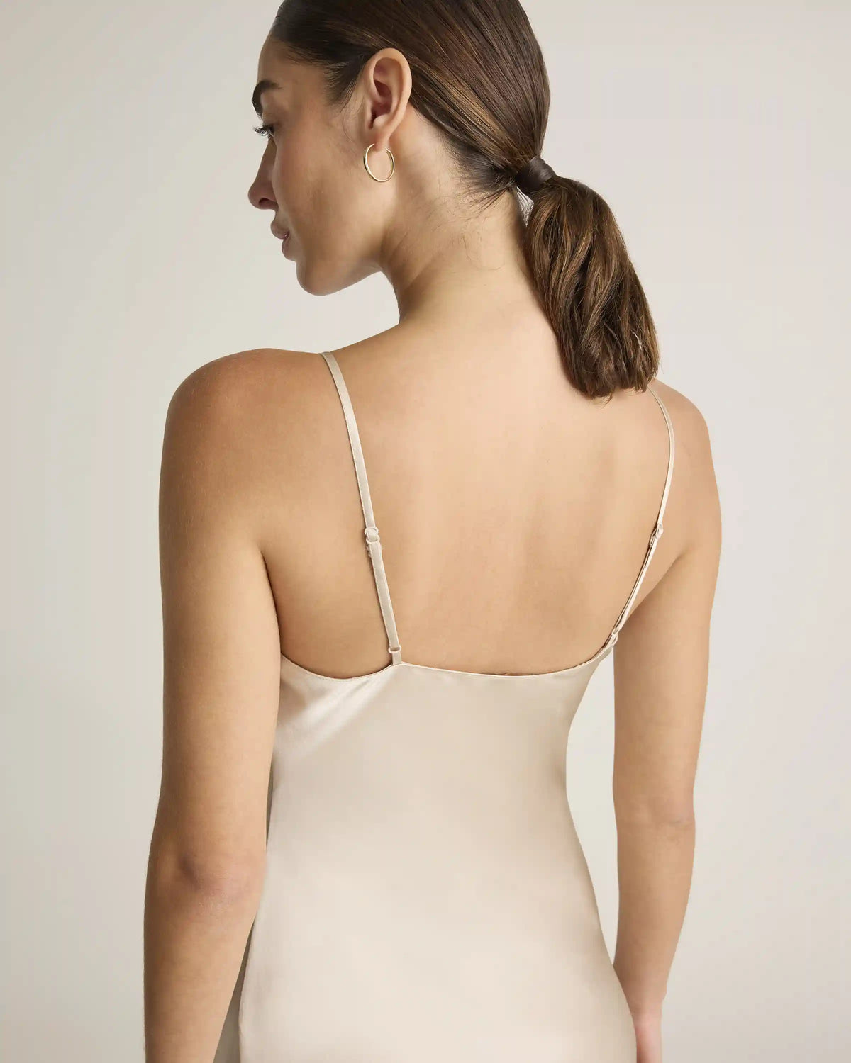 100% Washable Silk Maxi Slip Dress