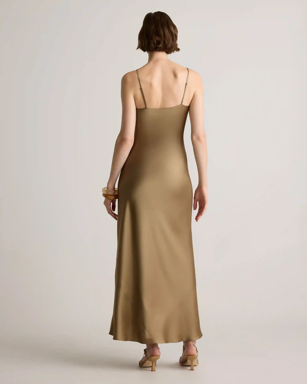 100% Washable Silk Maxi Slip Dress