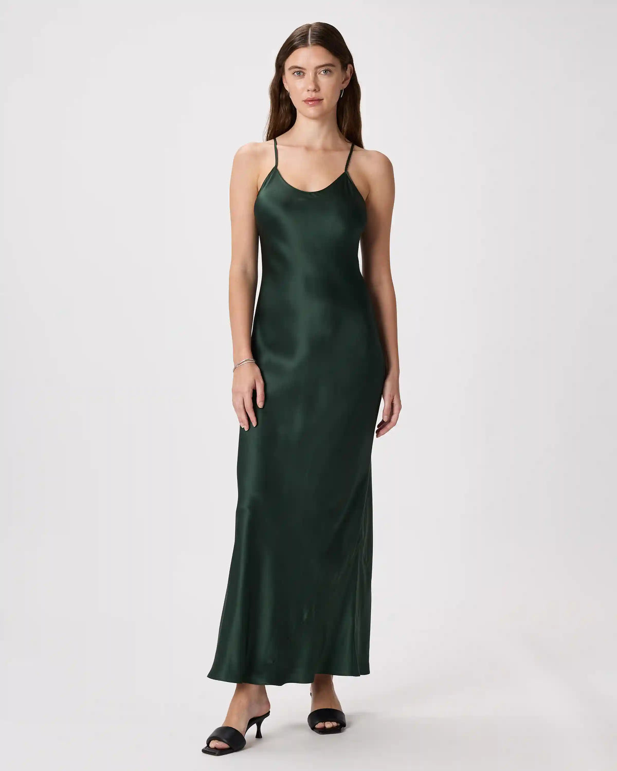 100% Washable Silk Maxi Slip Dress
