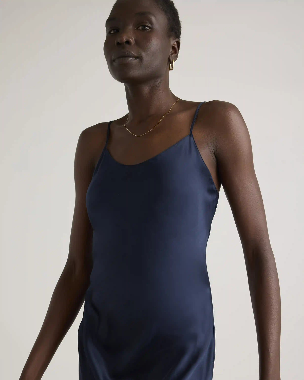 100% Washable Silk Maxi Slip Dress