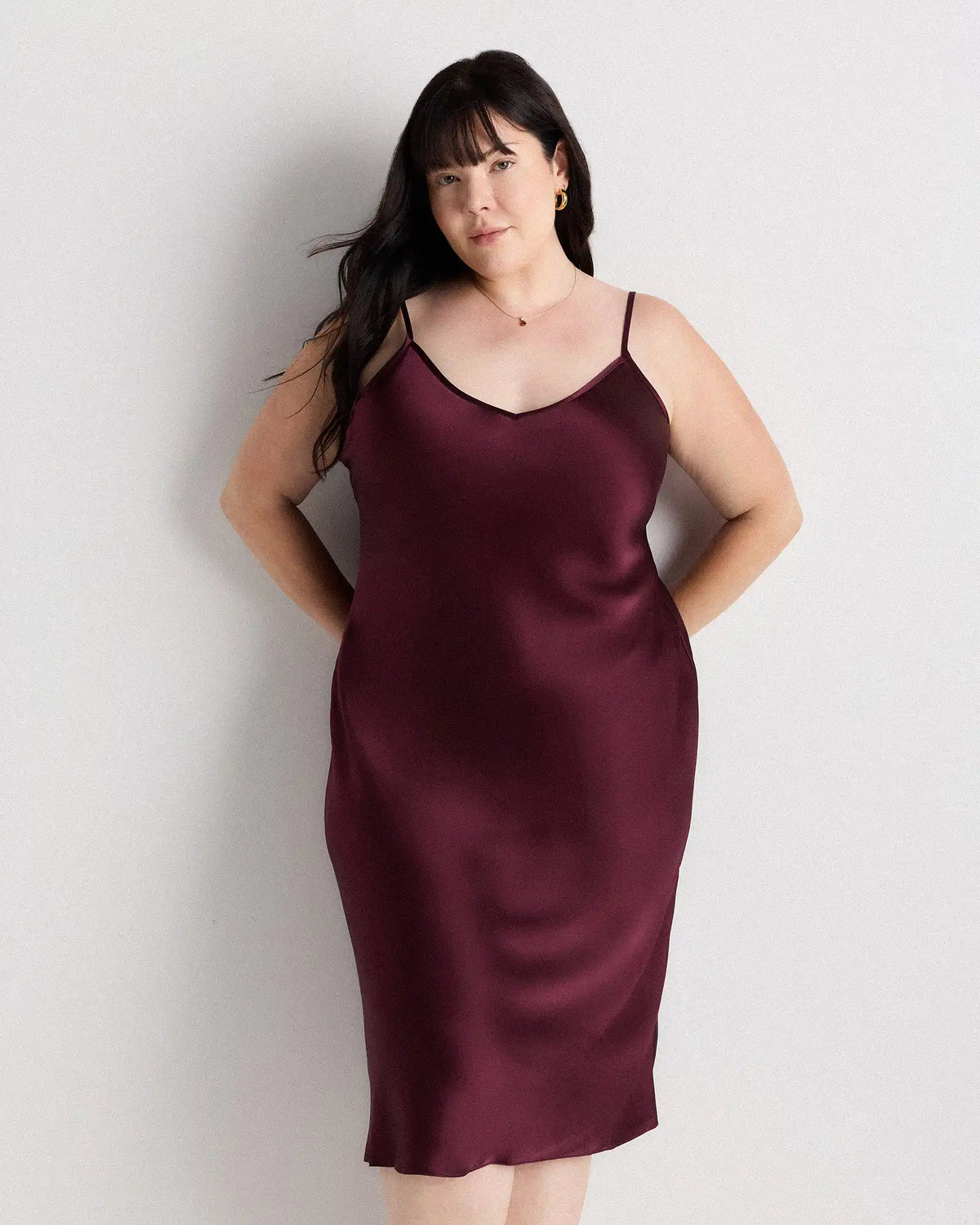 100% Washable Silk Slip Dress