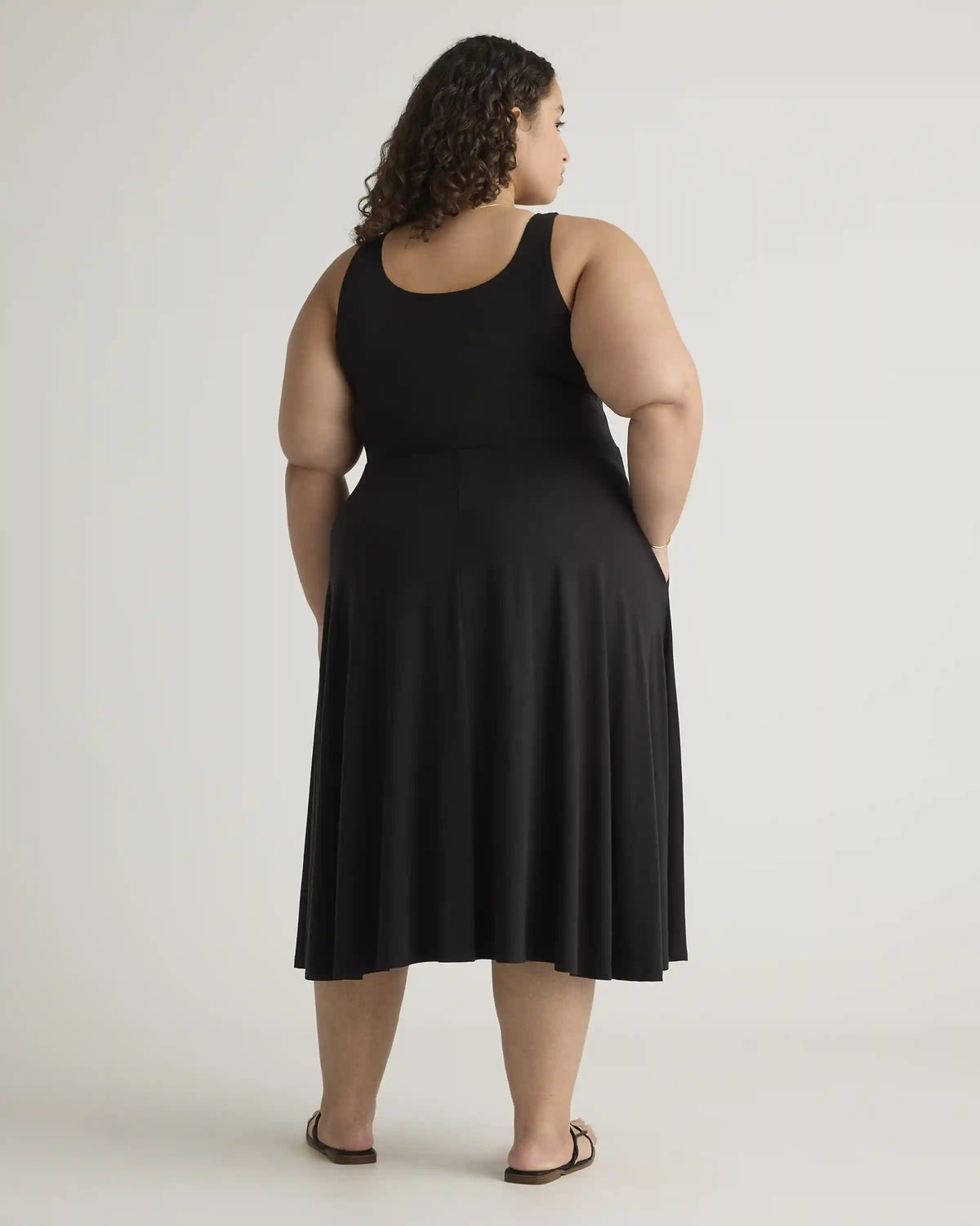 Tencel Jersey Fit & Flare Dress
