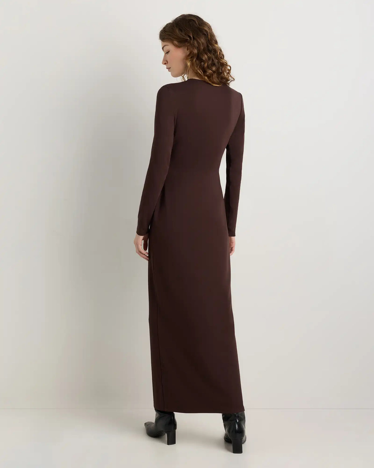 Long Sleeve Knit Maxi Dress