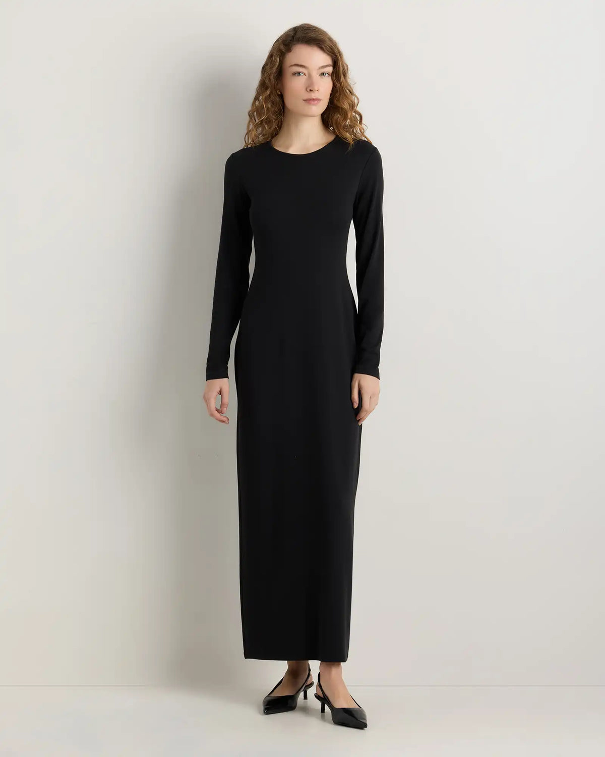Long Sleeve Knit Maxi Dress