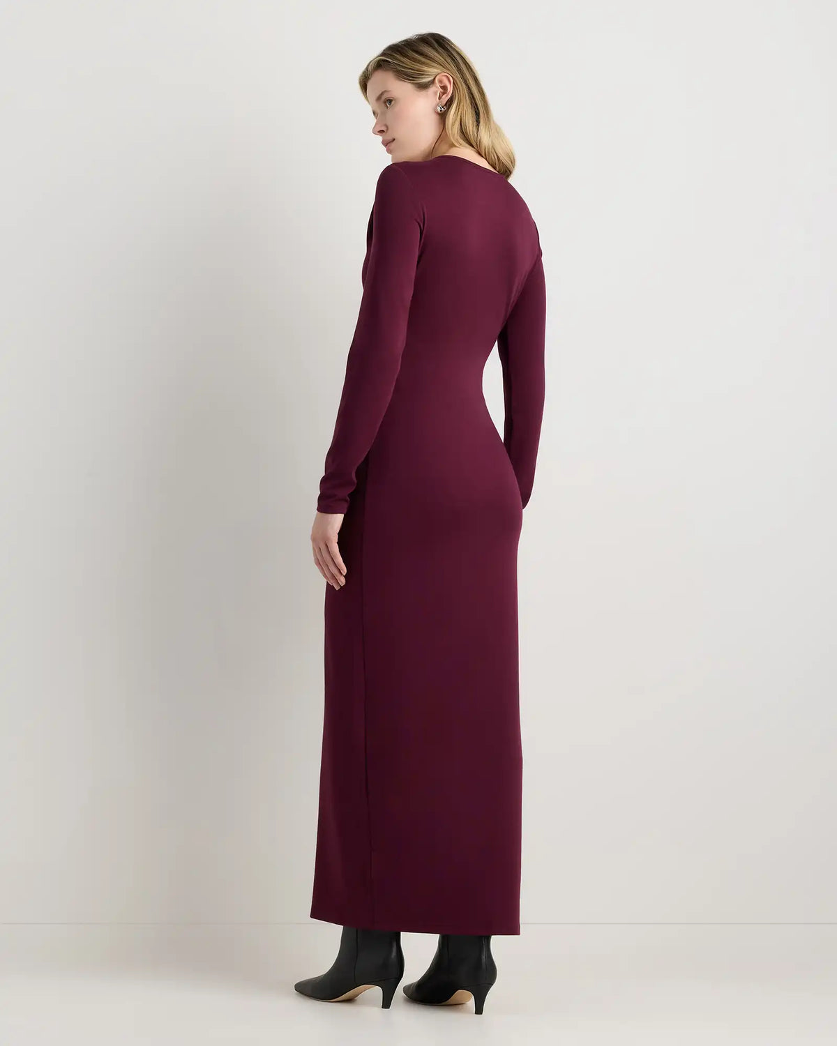 Long Sleeve Knit Maxi Dress