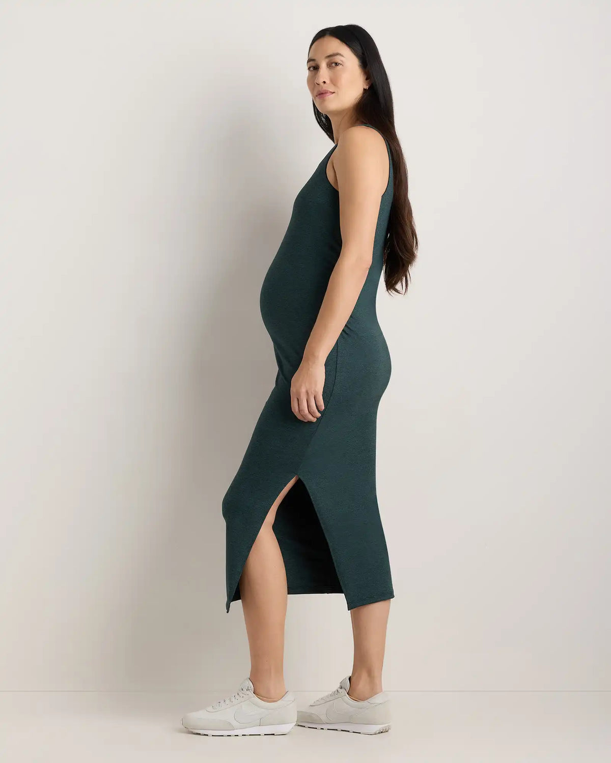 Ultra-Soft Maternity Midi Dress