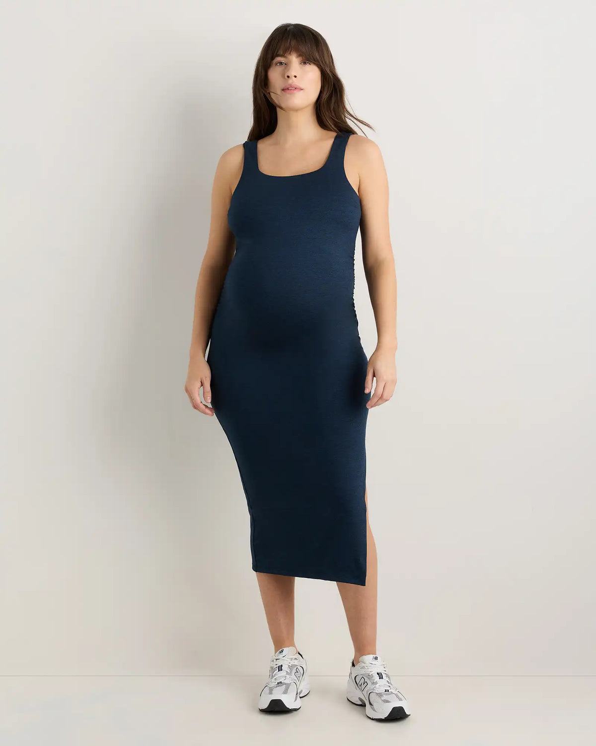 Ultra-Soft Maternity Midi Dress