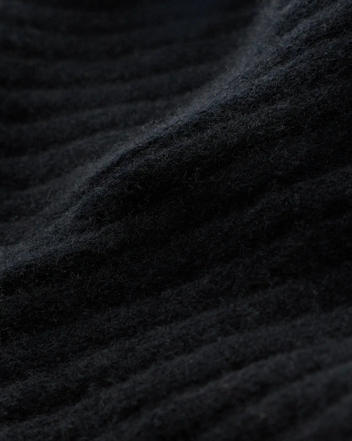 Mongolian Cashmere Ribbed Turtleneck Mini Dress