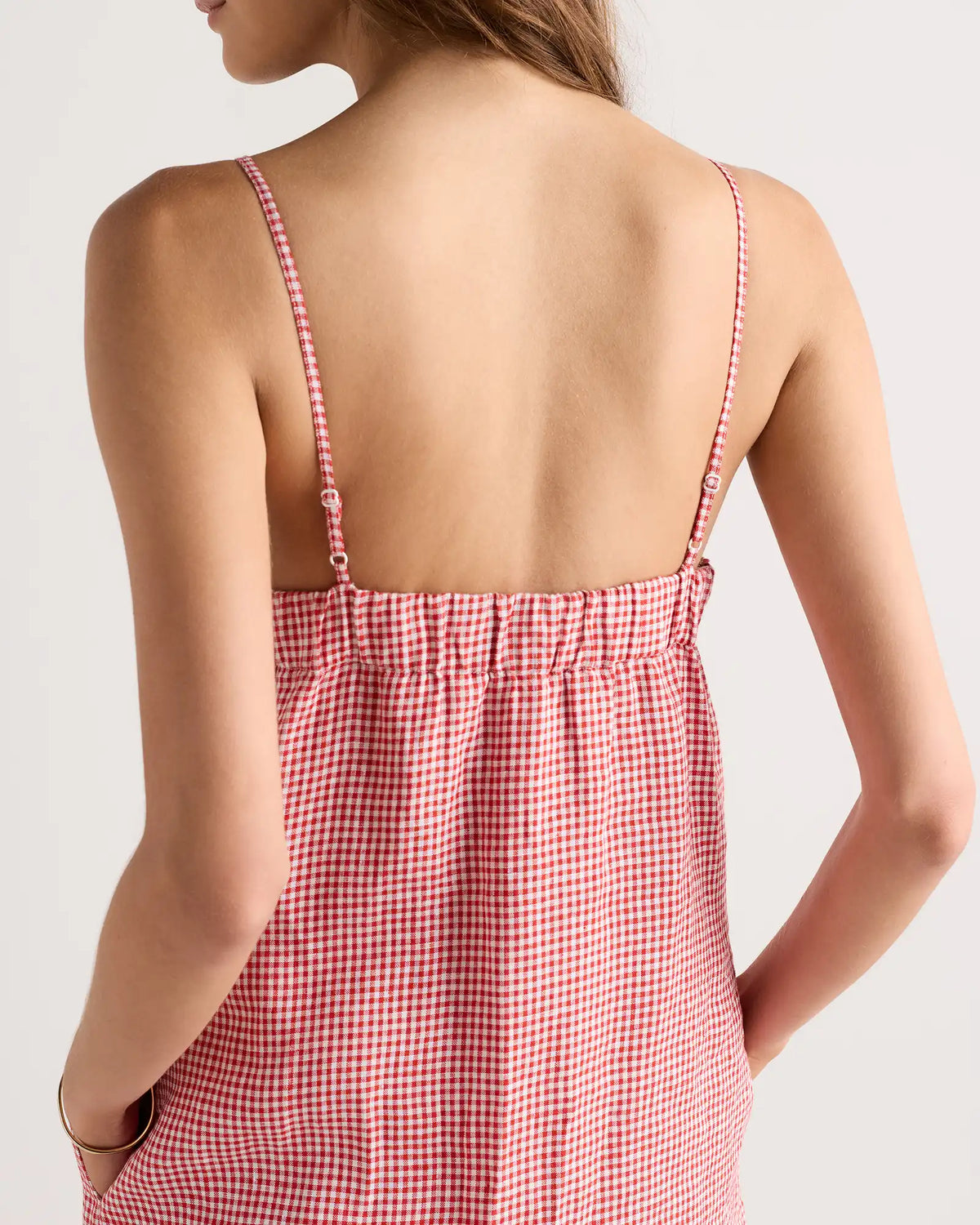 100% European Linen Mini Skort Dress