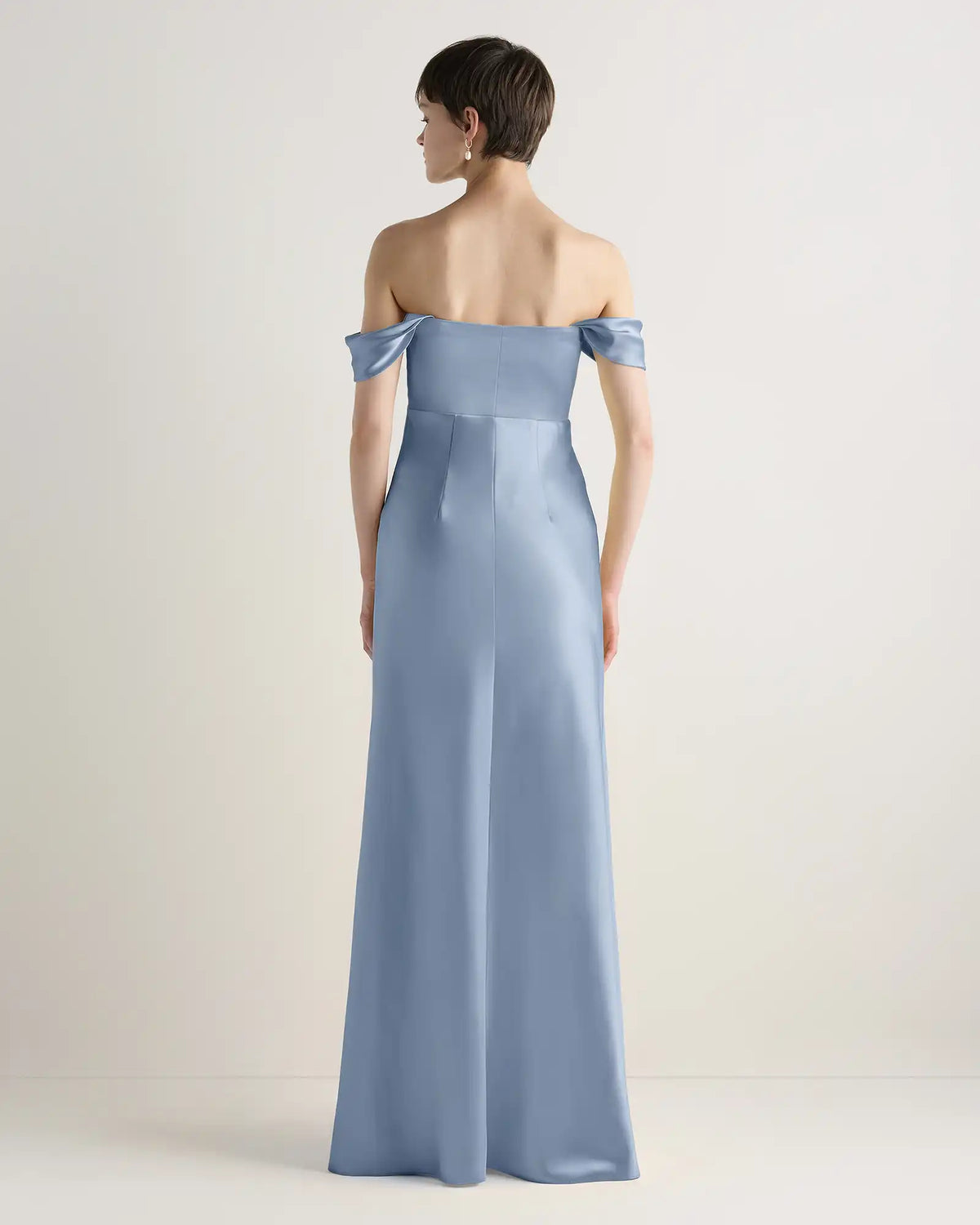 Aurora Stretch Satin Convertible Dress