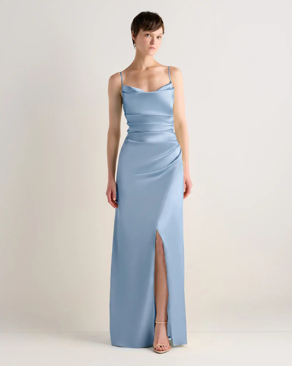 Juliette Stretch Satin Dress