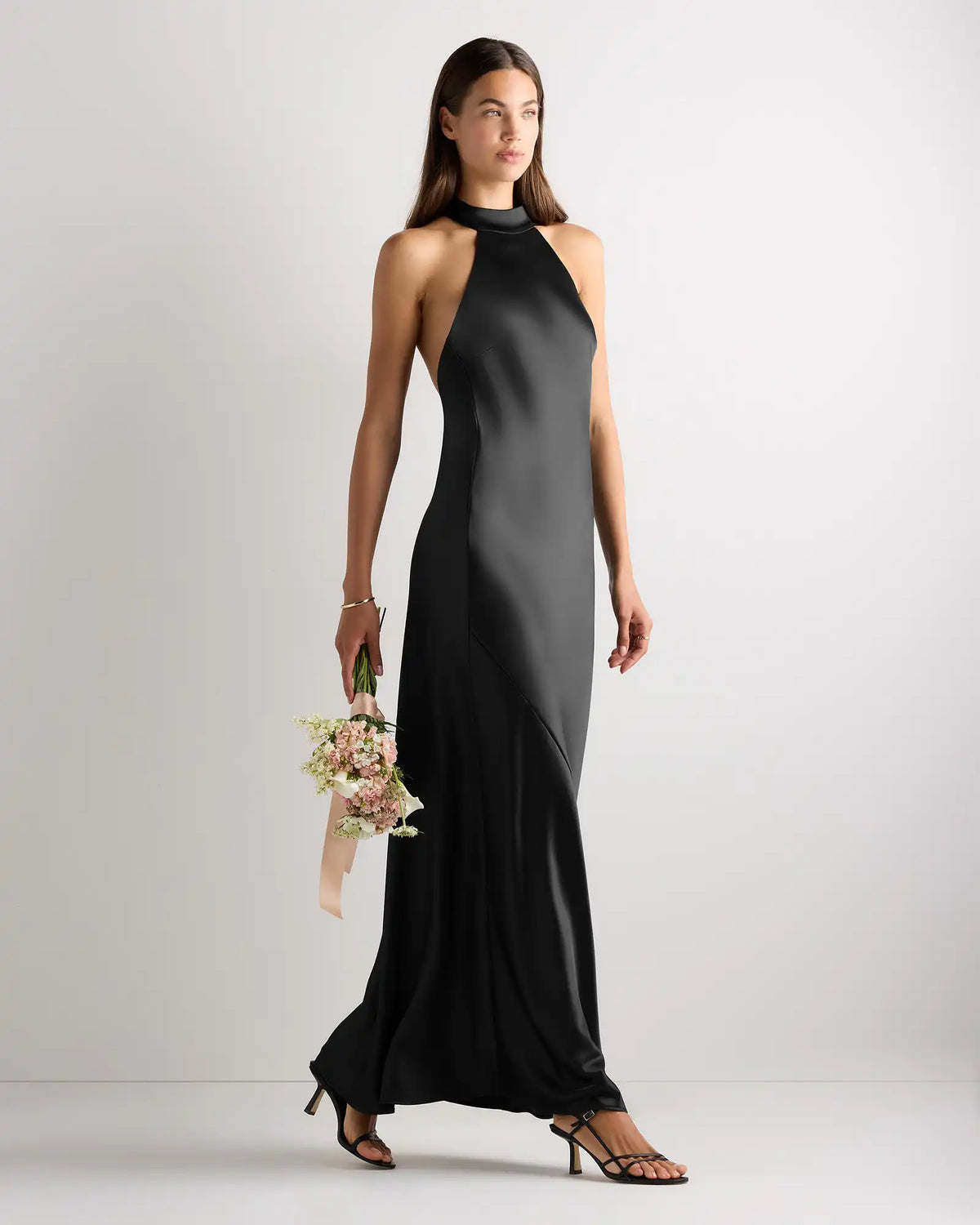 Catalina Stretch Satin Dress