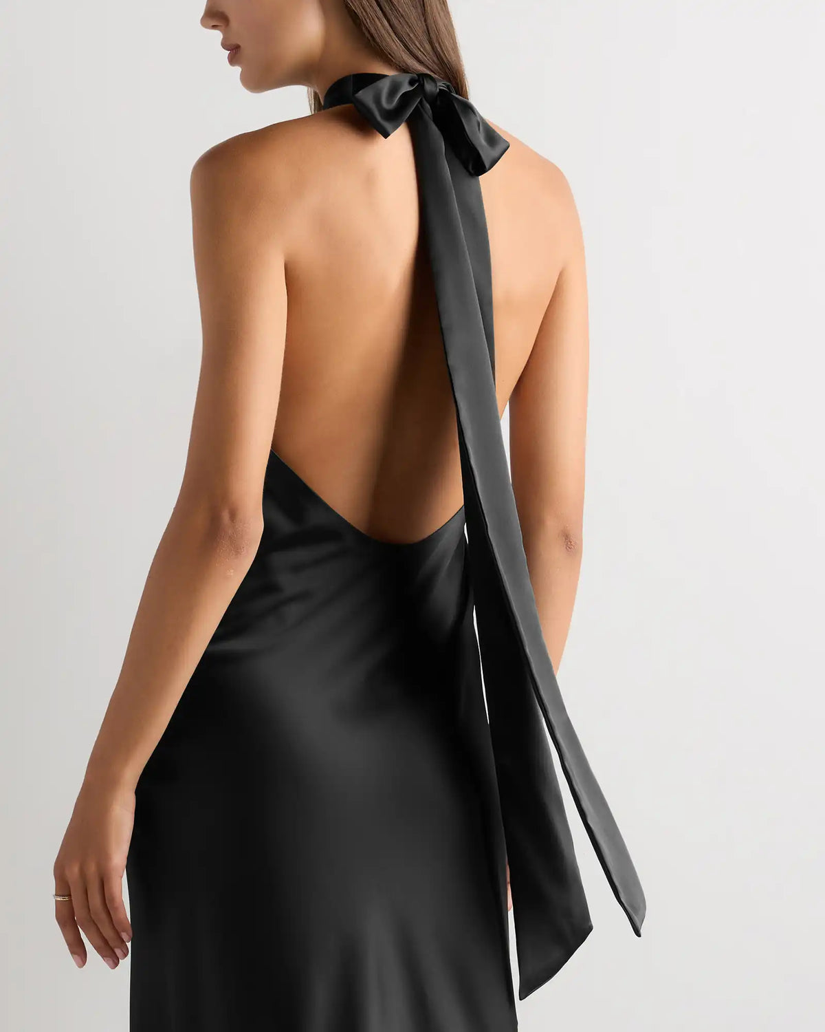Catalina Stretch Satin Dress