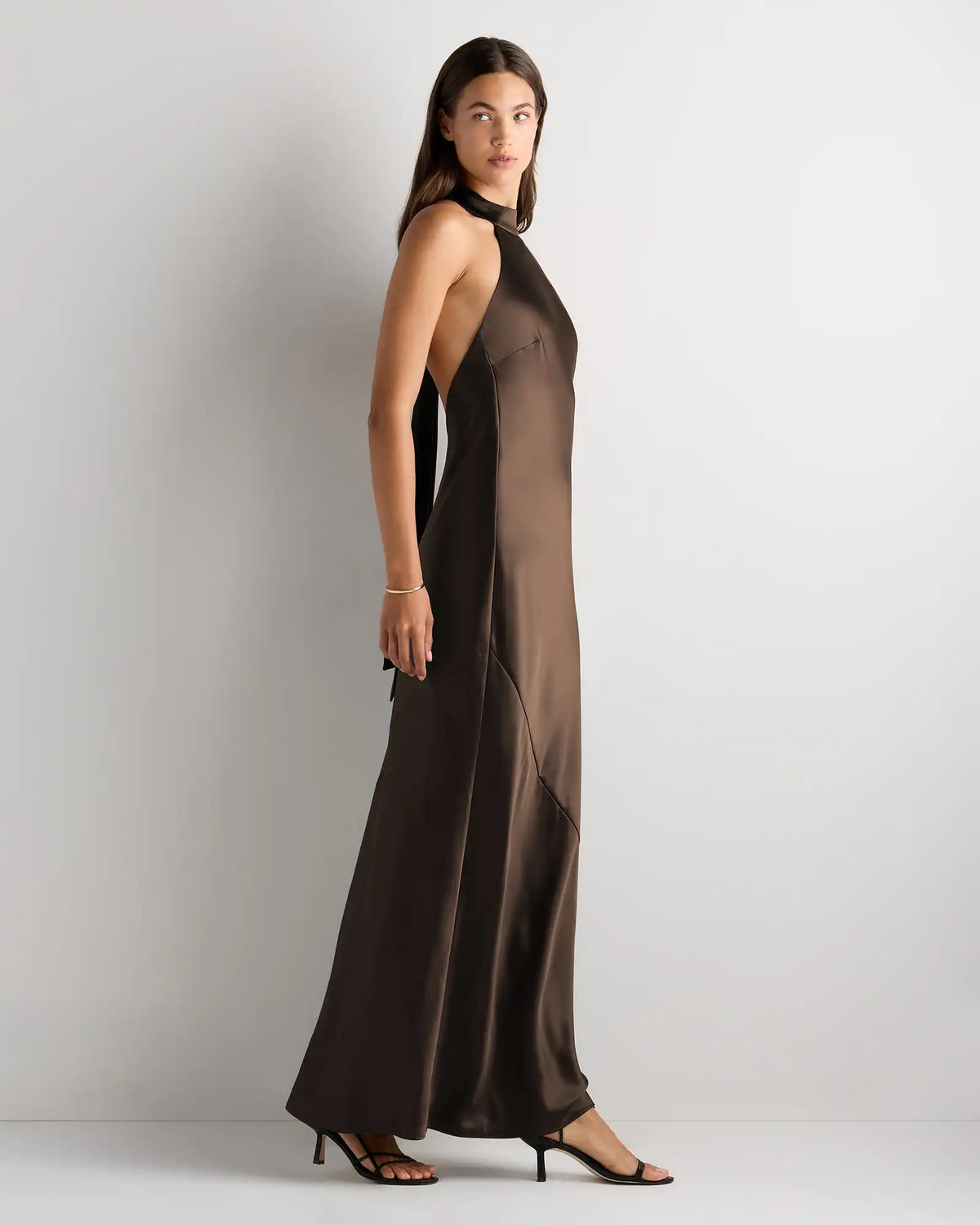 Catalina Stretch Satin Dress