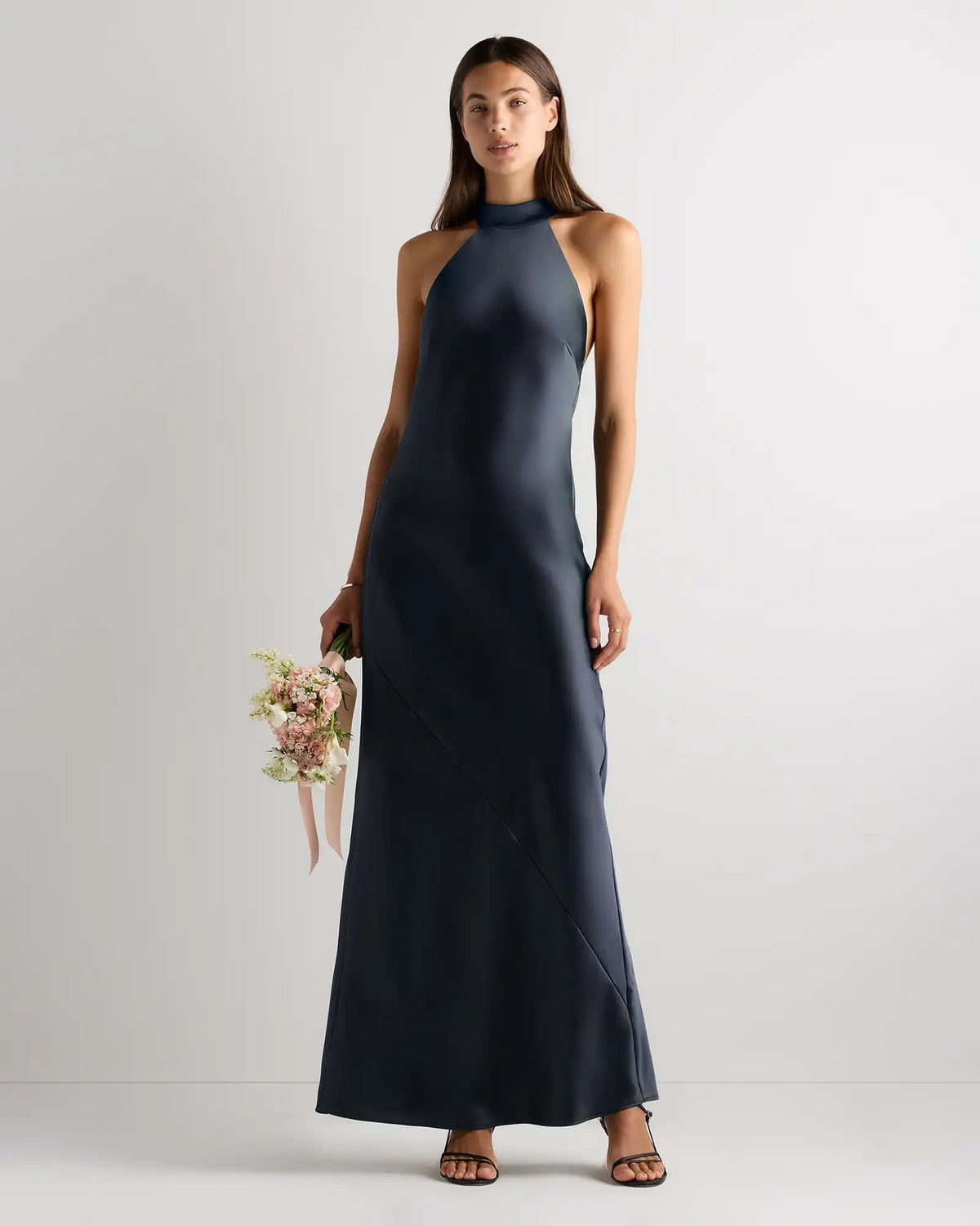 Catalina Stretch Satin Dress