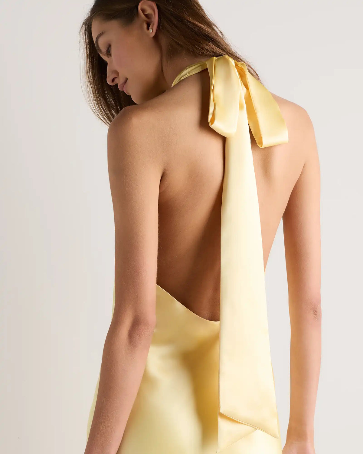 Catalina Stretch Satin Dress
