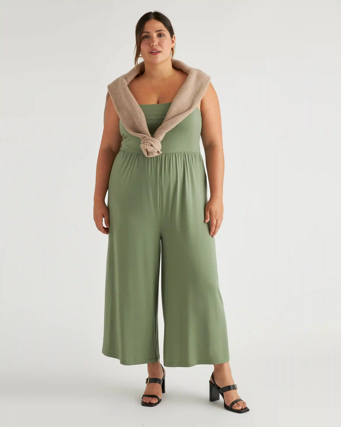 Tencel Jersey Wide Leg Jumpsuit