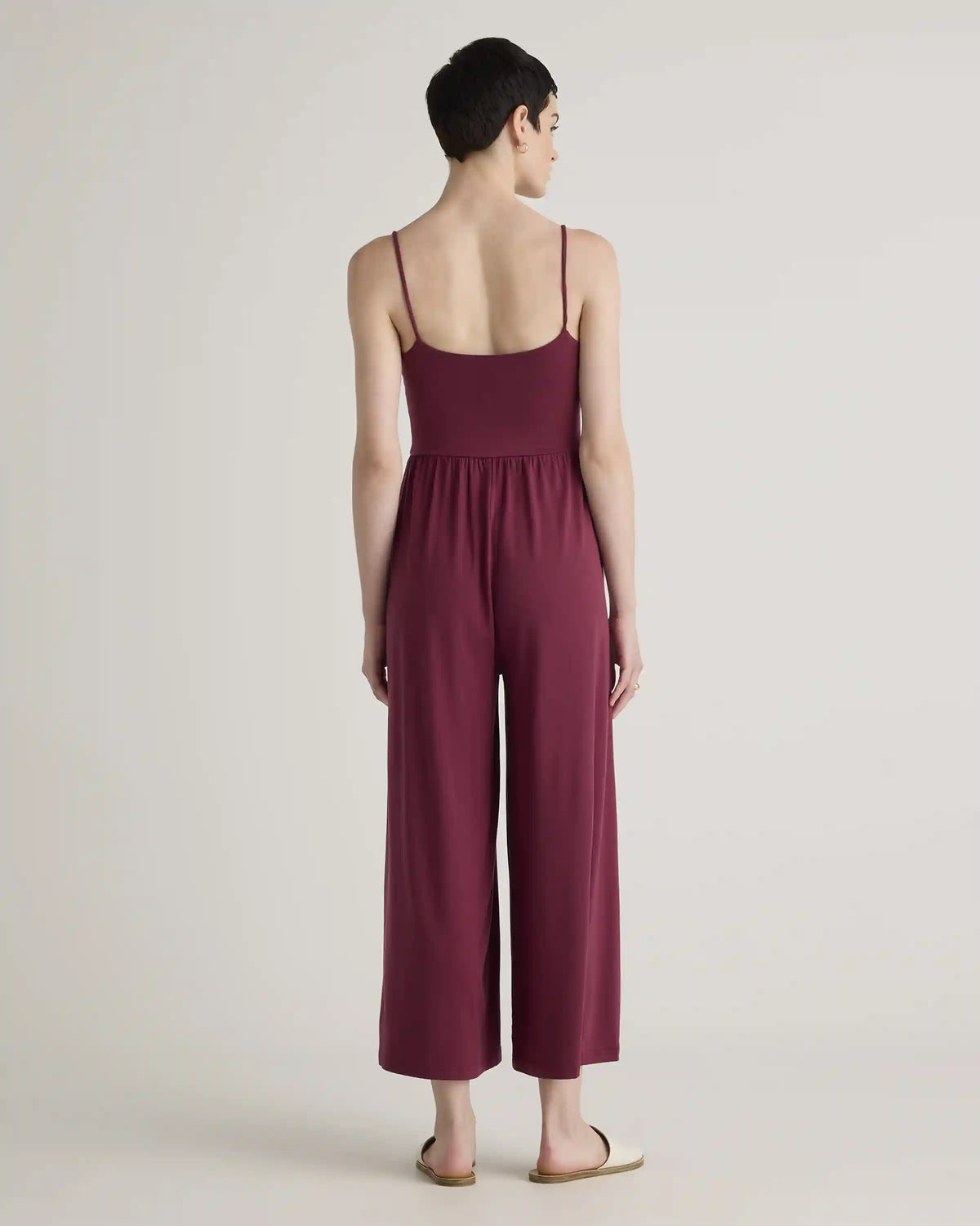 Tencel Jersey Wide Leg Jumpsuit