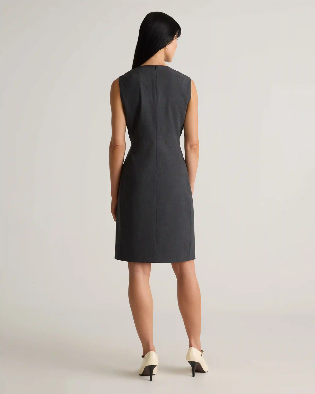 Italian Wool Sleeveless Dress