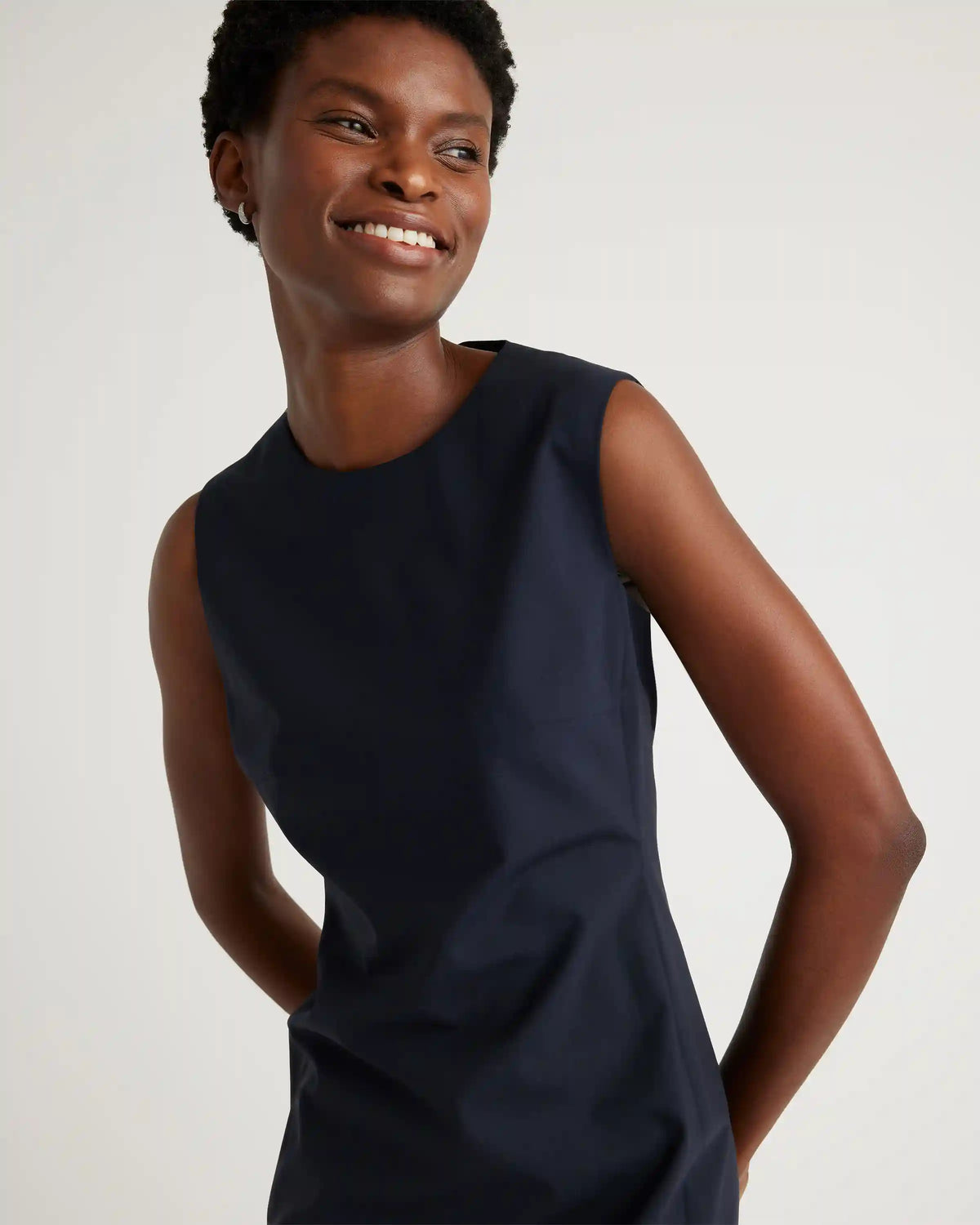 Italian Wool Sleeveless Dress
