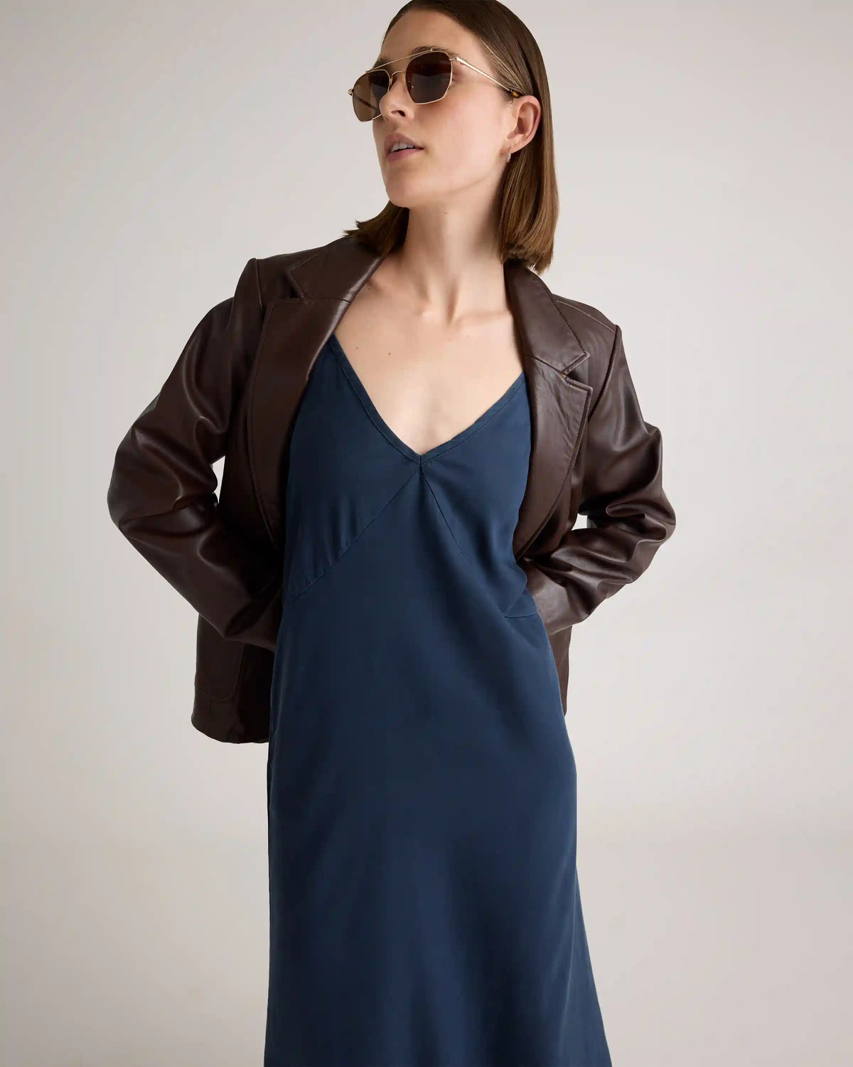 Vintage Wash Tencel Maxi Slip Dress