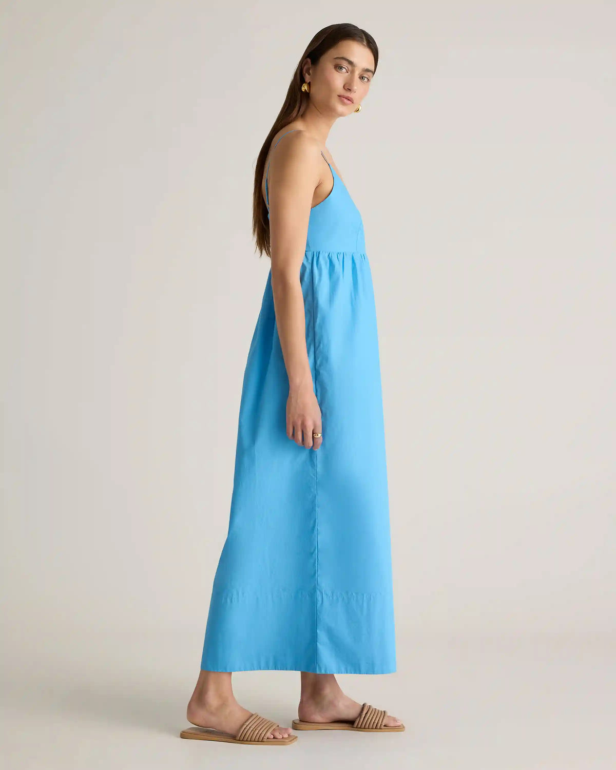 100% Organic Cotton Sleeveless Maxi Dress