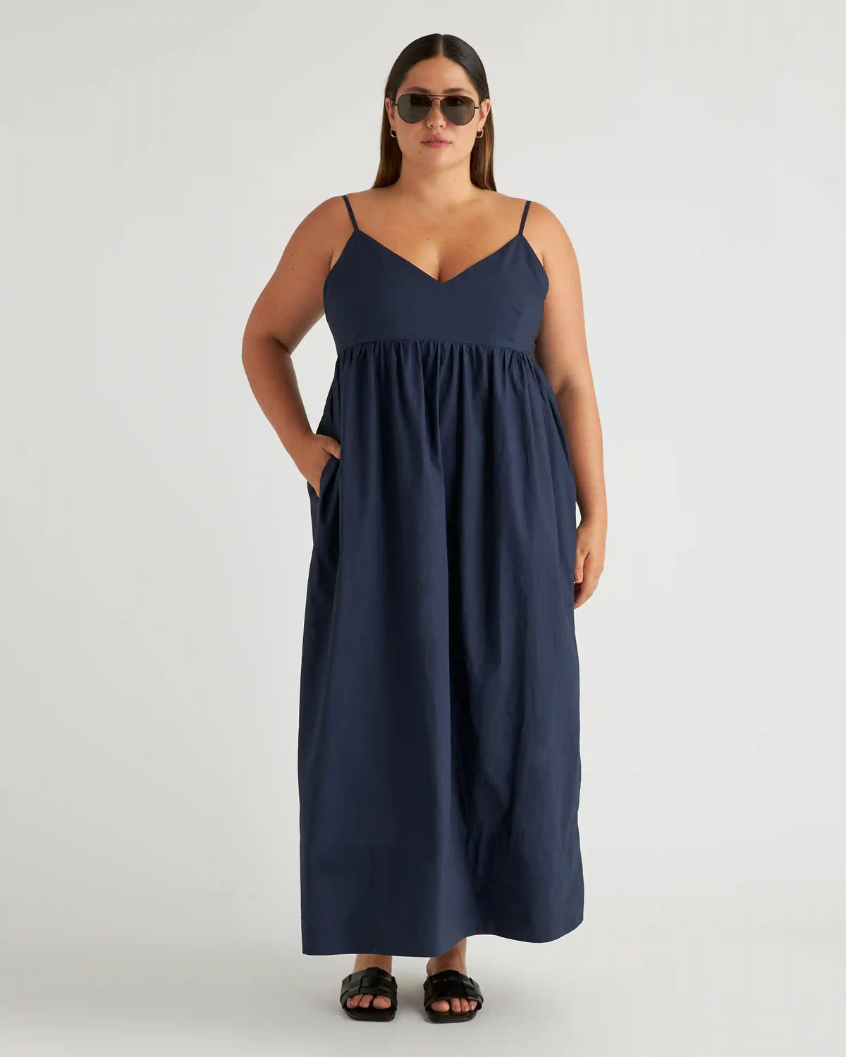 100% Organic Cotton Sleeveless Maxi Dress
