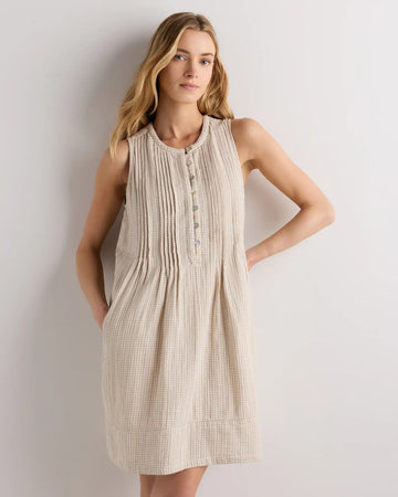 100% Organic Cotton Gauze Sleeveless Swing Dress