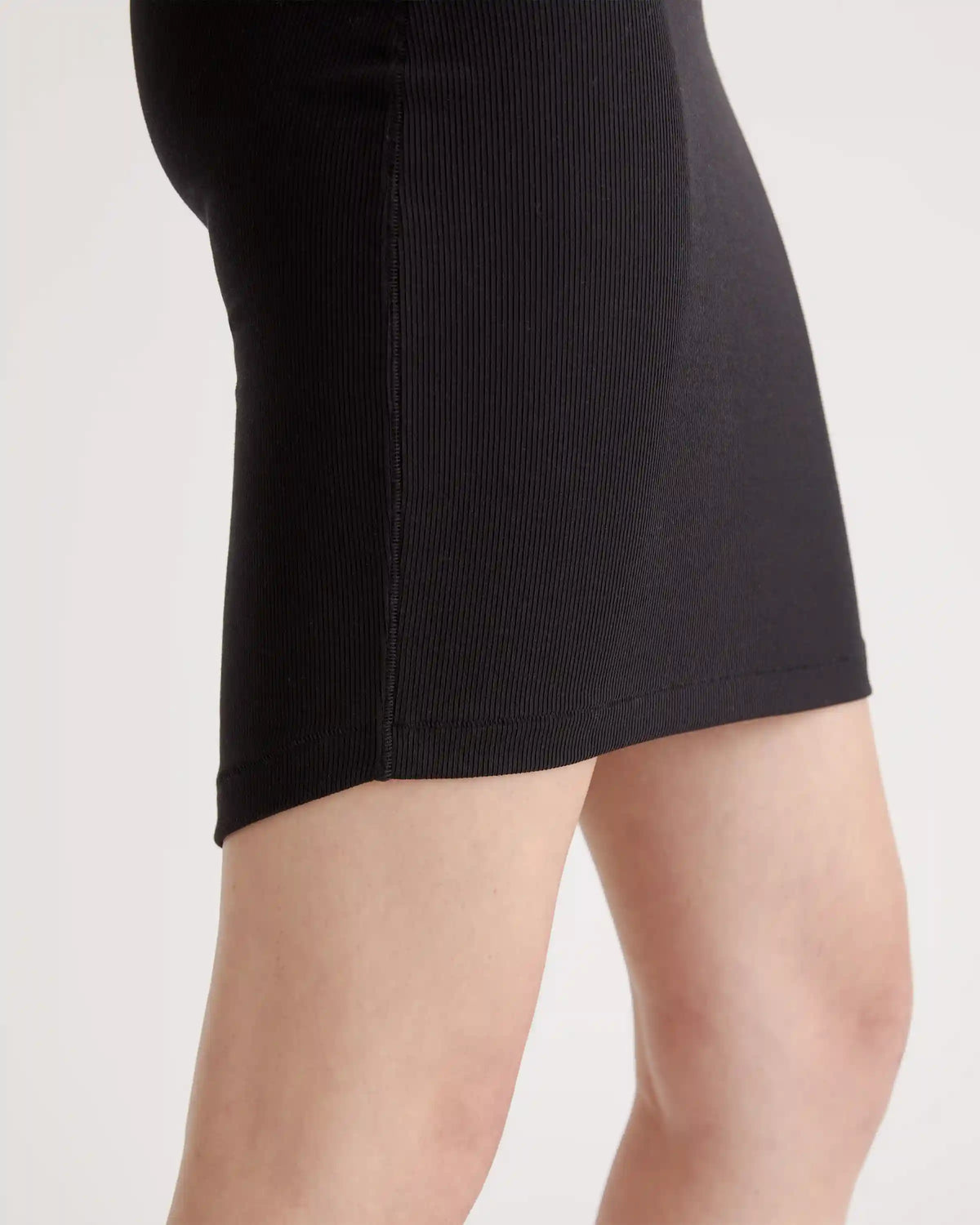 Tencel Rib Knit Mini Slip Dress