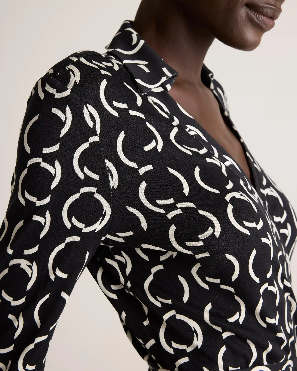 100% Silk Jersey Midi Wrap Dress
